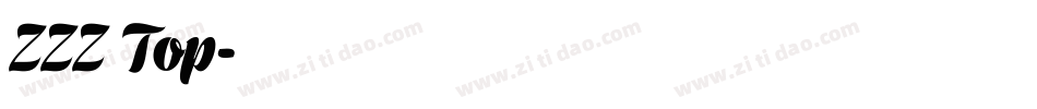 ZZZ Top字体转换